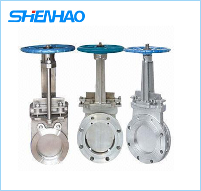 Knife gate valves