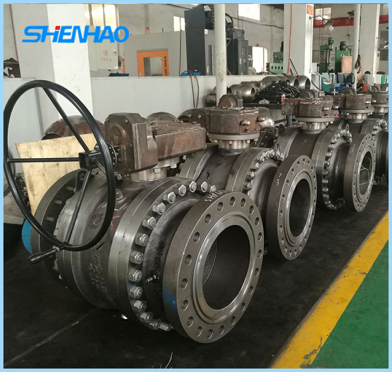 Turbine ball valve