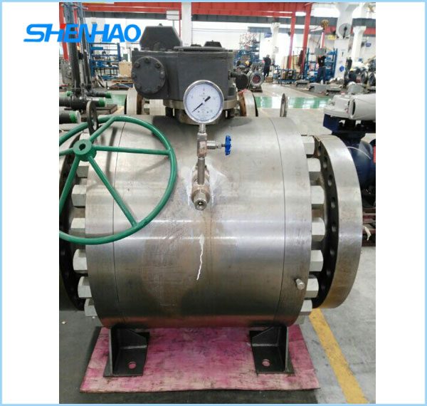 Forged steel trunnionball valve class 150-2500