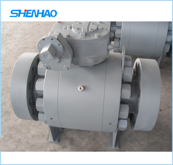 High pressure forged steel ball valve